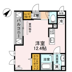 AQUILA上筒井の物件間取画像